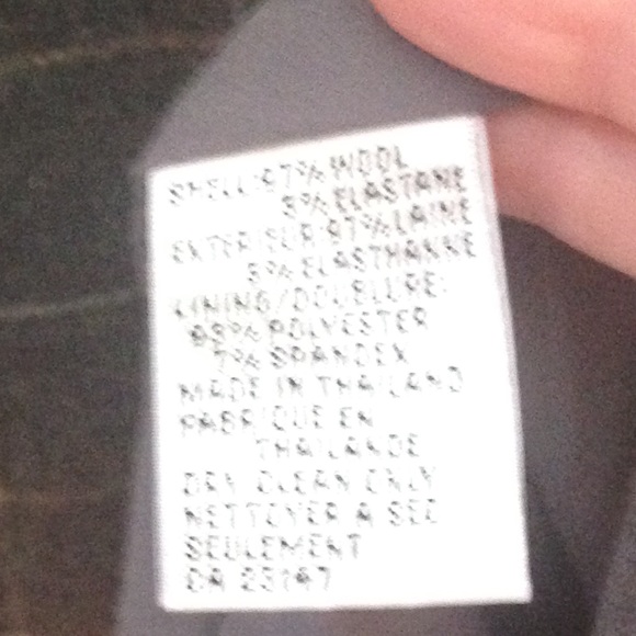 Gray wool jacket - Picture 5 of 5